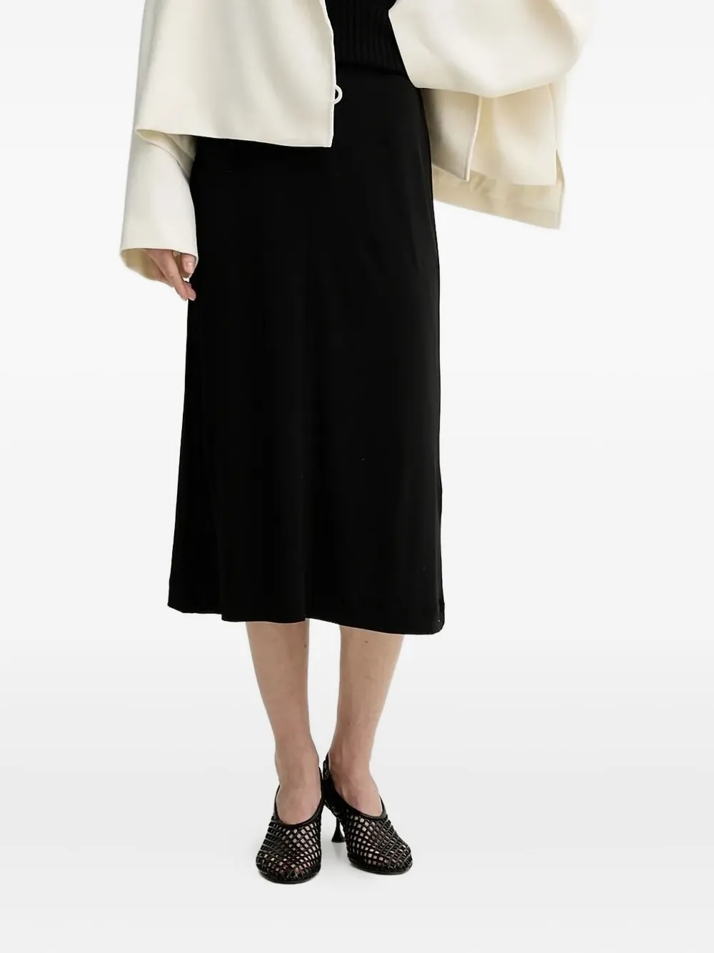 

Юбка миди прямого кроя Day Birger Et Mikkelsen, черный