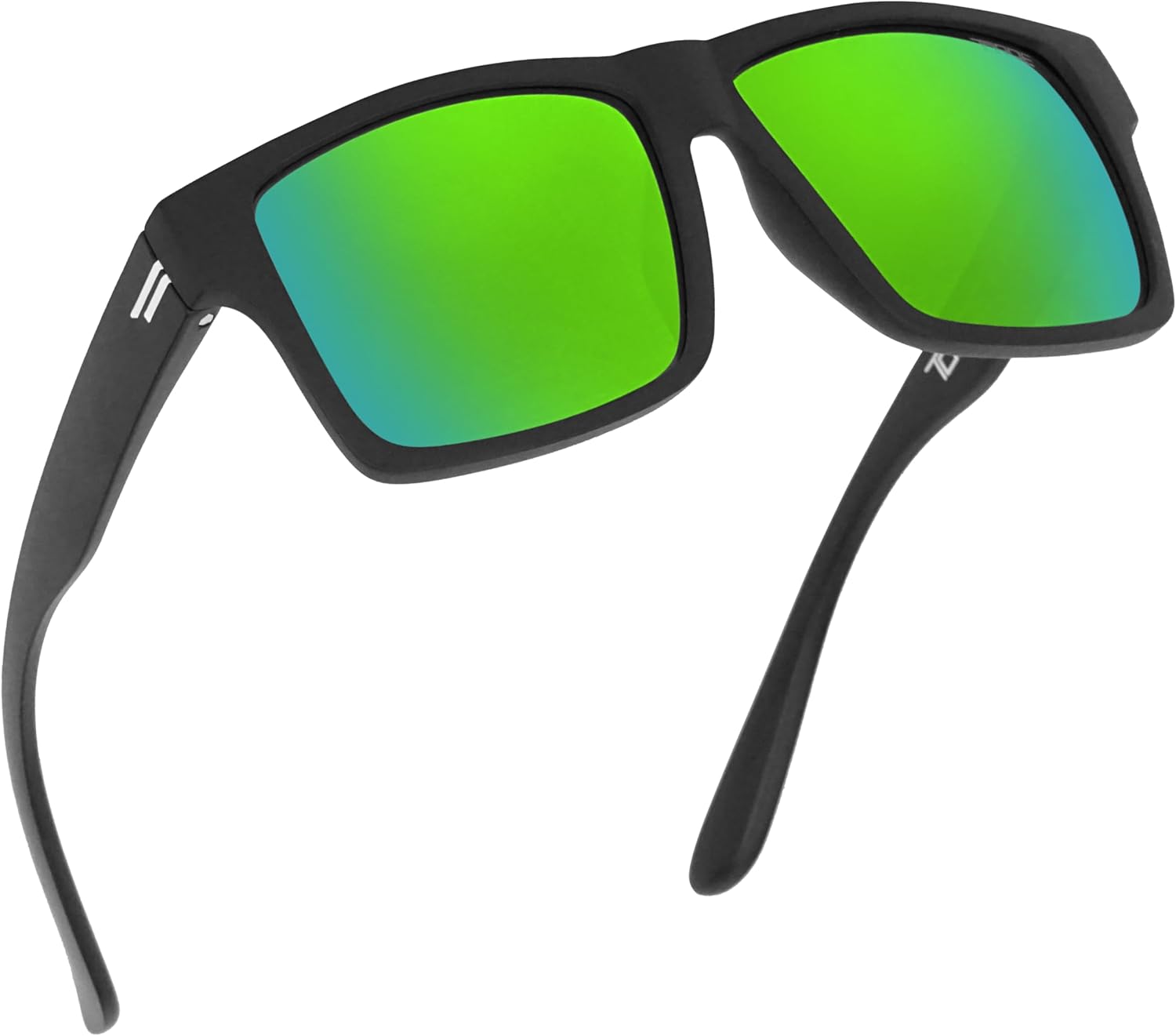 

Солнцезащитные очки TOROE Classic RANGE TR90 с поляризованными, небьющимися линзами из поликарбоната с гидрофобным покрытием и антибликовым покрытием, Matte Black | Midnight Green