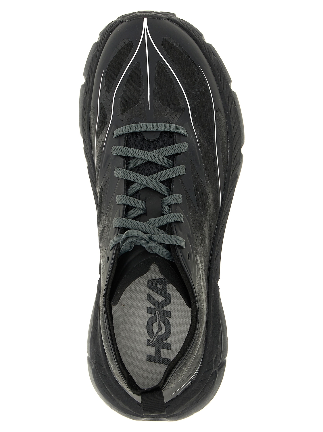 Кроссовки Mafate Speed 4 Lite Hoka One One, черный — фото 4