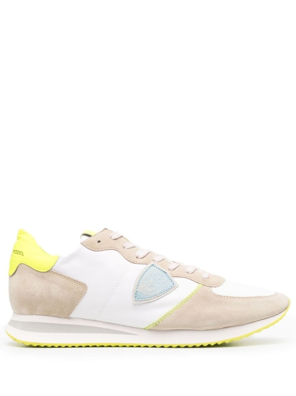

Кроссовки Philippe Model Lace-up, белый/бежевый/желтый, Серый;желтый, Кроссовки Philippe Model Lace-up, белый/бежевый/желтый