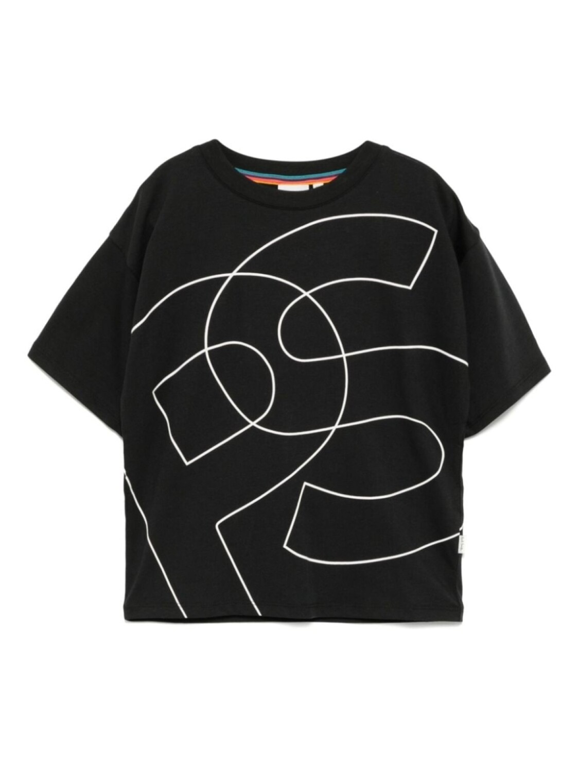 

Футболка с графическим принтом Paul Smith Junior, черный