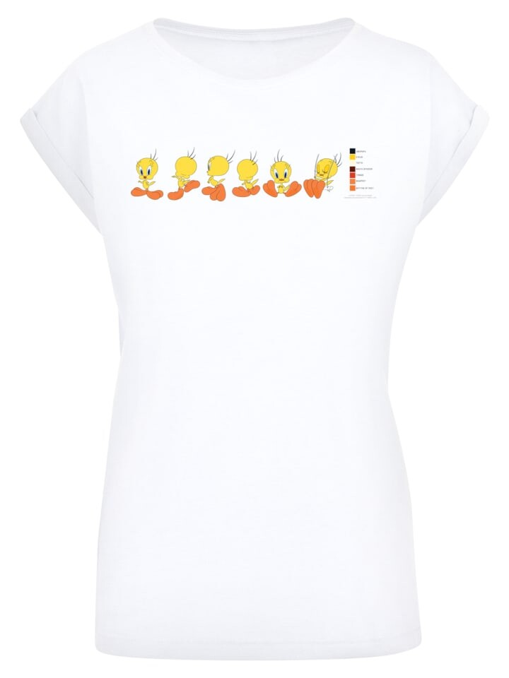 

Футболка F4NT4STIC Looney Tunes Tweety Pie Colour Code, белый