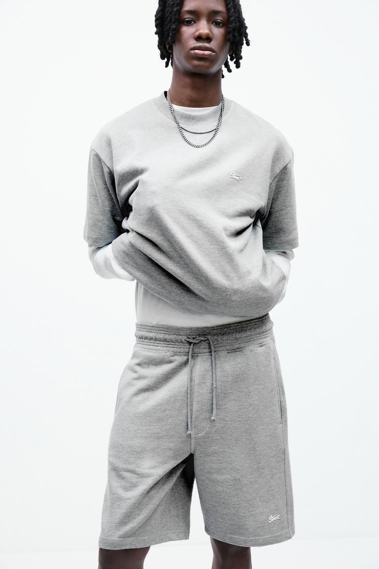 

Шорты-Бермуды Stwd Jogger Pull And Bear, серый