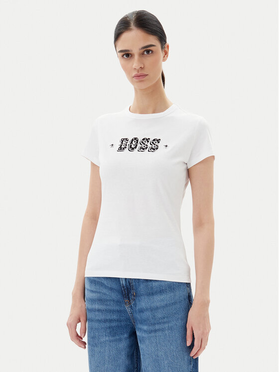

Футболка обычного кроя Endora 50545287 Boss, белый