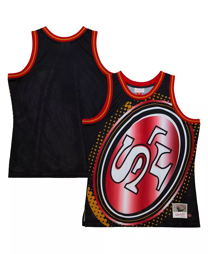 

Мужская модная майка Big Face 7.0 San Francisco 49ers черного цвета Mitchell & Ness