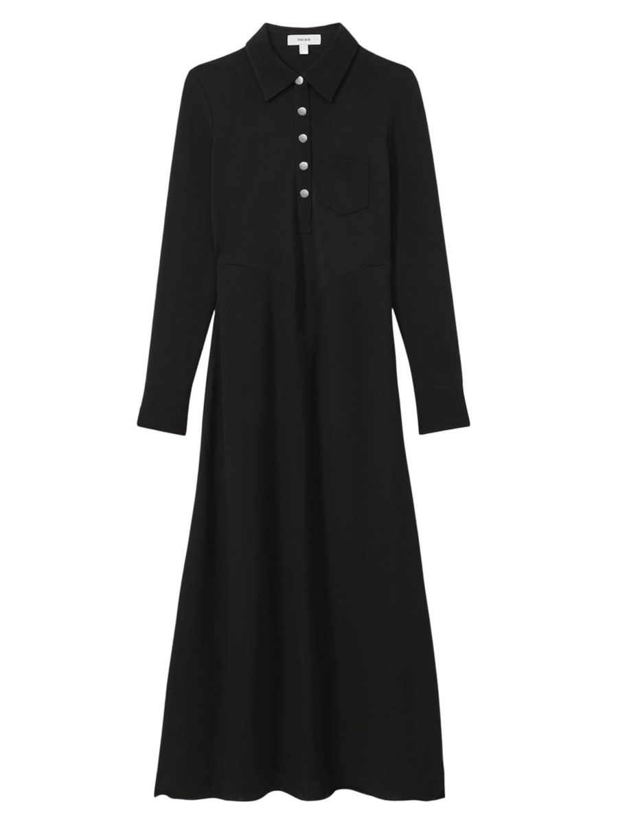 

Платье-трапеция Rosina Jersey Reiss, черный