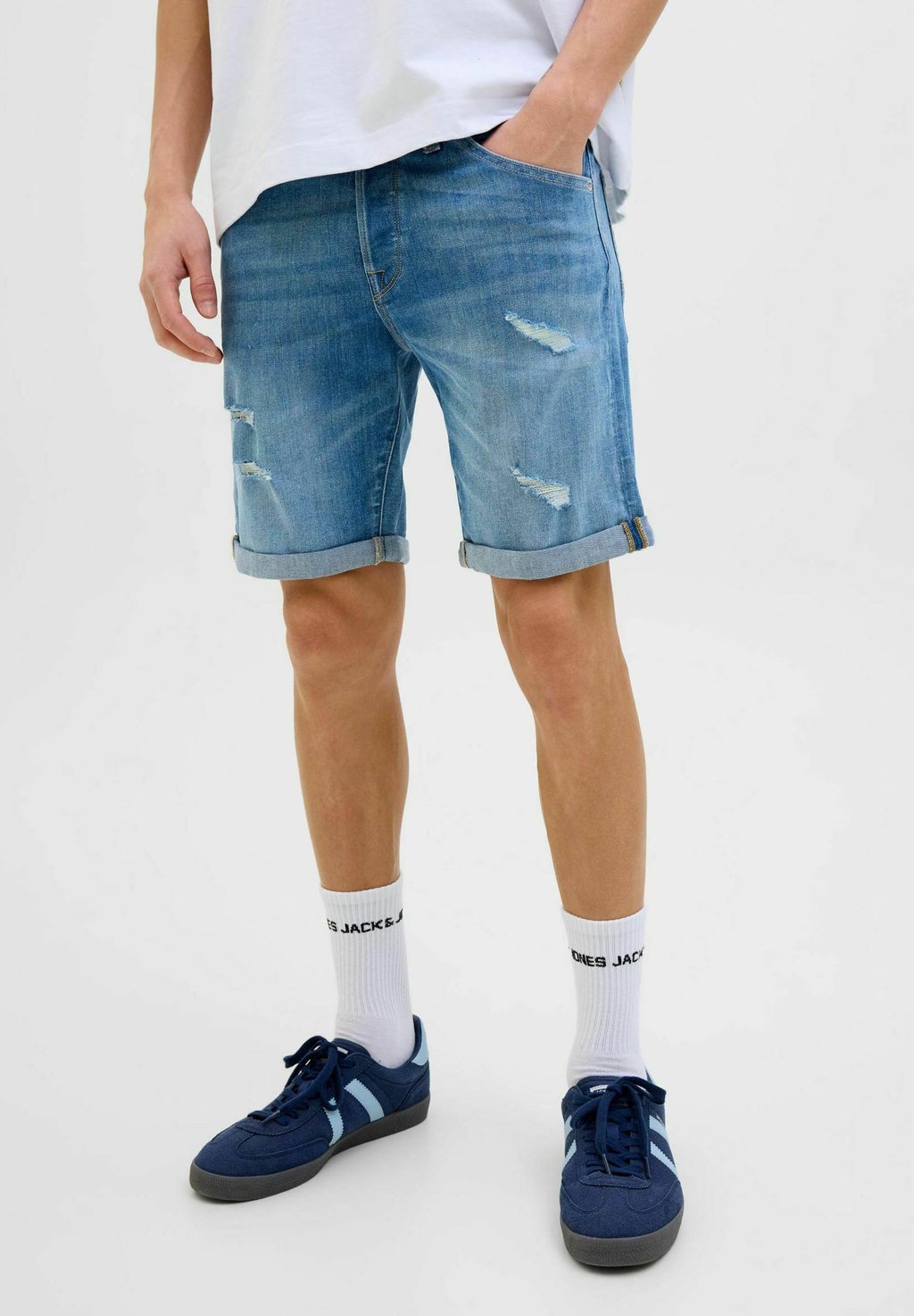 

Джинсовые шорты JJIRICK JJFOX Jack & Jones, цвет Blue Denim