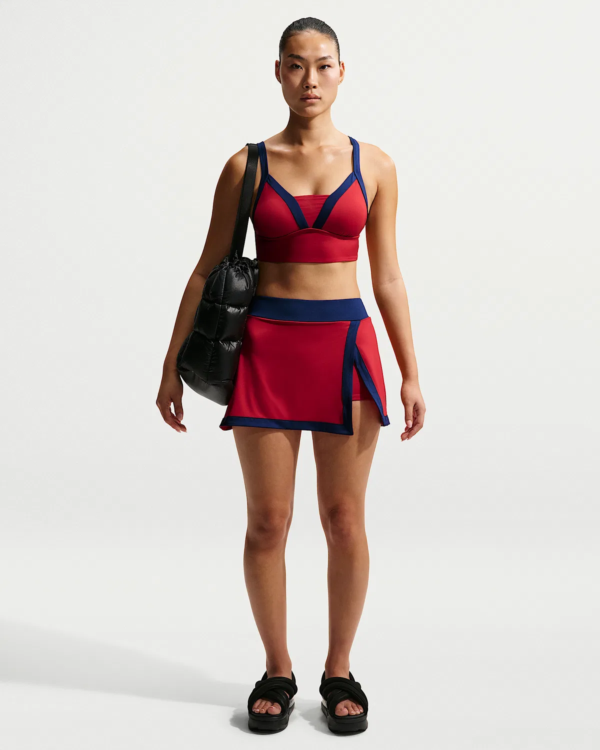 Женская юбка для плавания Nike Swim, Gym Red
