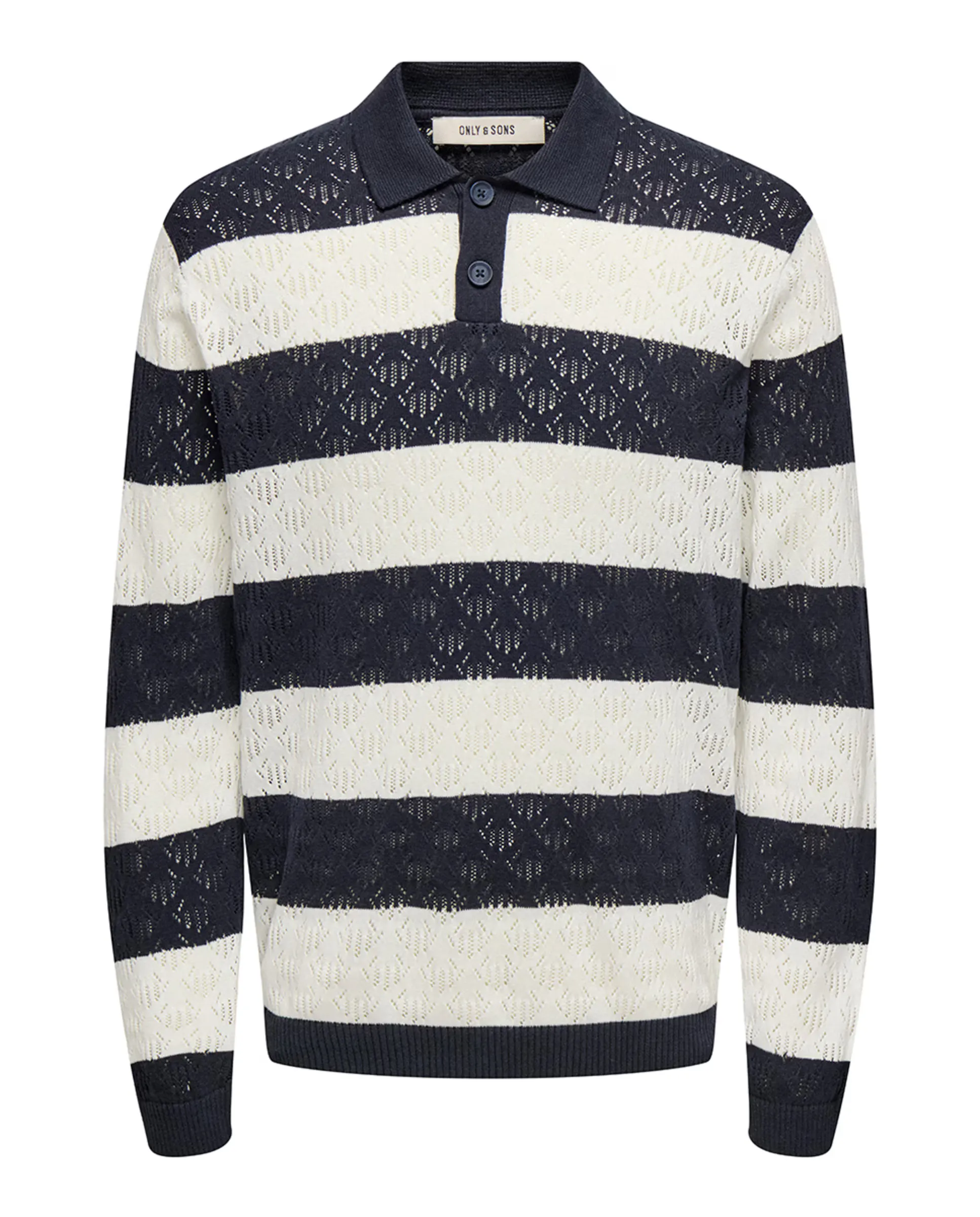 

Мужской вязаный свитер с длинным рукавом Regular Fit Only & Sons, синий