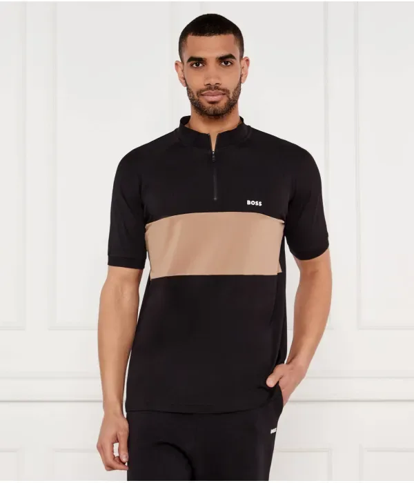 Поло Pollan ASP regular fit Boss Green, черный