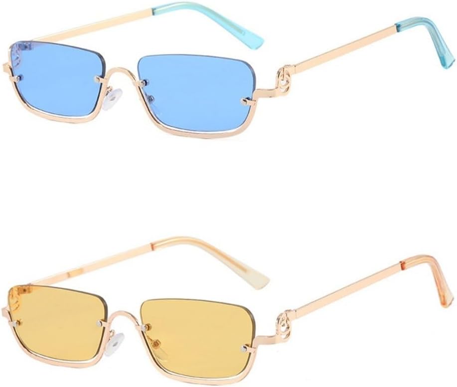 

Солнцезащитные очки в металлической маленькой оправе для мужчин, солнцезащитные очки для вождения с защитой от УФ-излучения, женские повседневные очки для улицы, повседневной носки, путешествий, солнцезащитные очки HYYZZC, A14