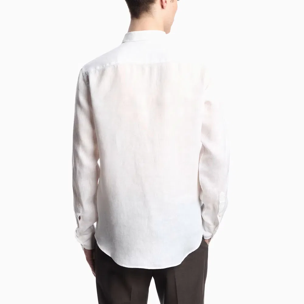 Рубашка мужская White Moderate EMPORIO ARMANI — фото 3