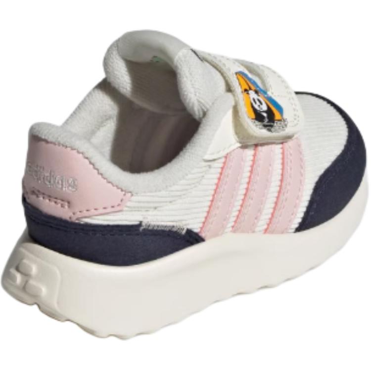 PEMSLOU x RUN 70s AC I устойчивые к ударам и истиранию низкие кроссовки для малышей White Infant And Toddler Adidas, розовый — фото 4
