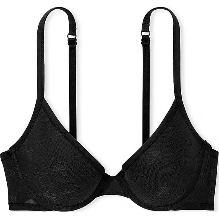

Victoria's Secret PINK Wear Everywhere Push Up Bra / Pure Black Bra Women's Pure Black
