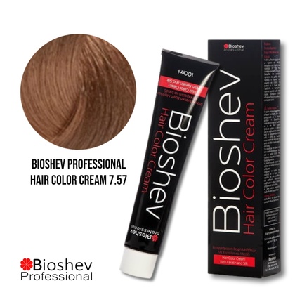 

Крем-краска для волос 100 мл - Cocoa Blond 7.57 Bioshev Professional