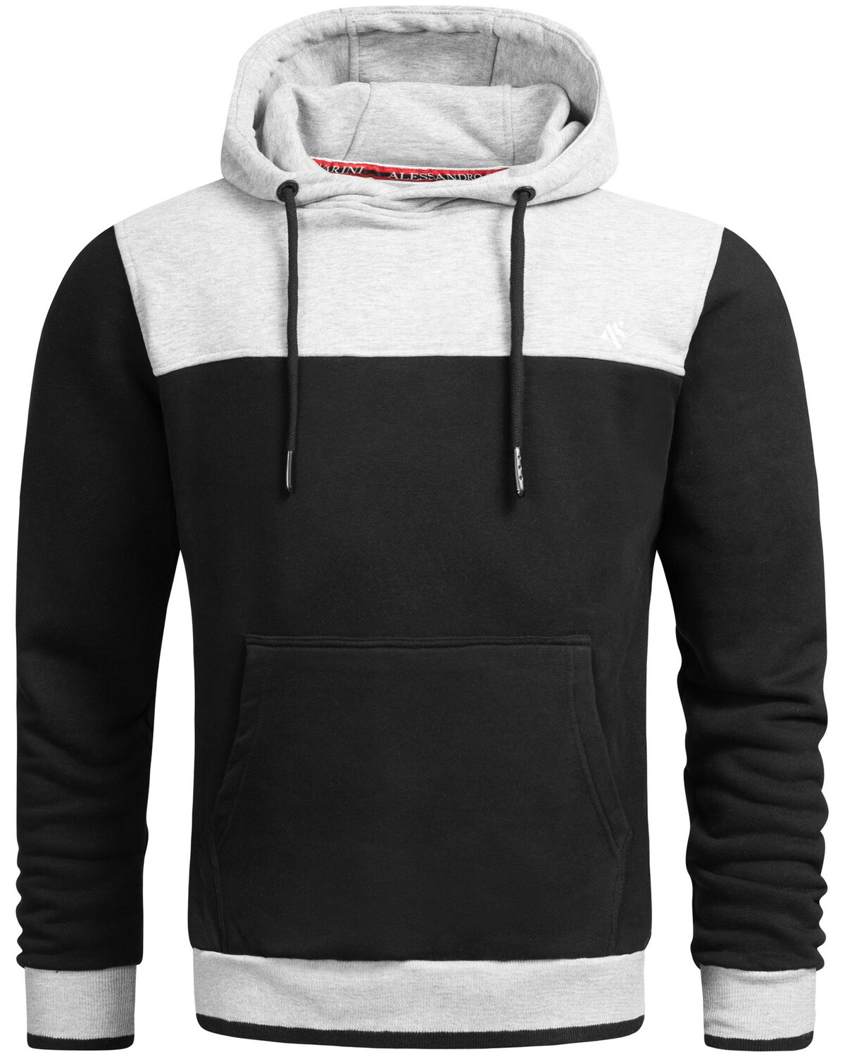 

Толстовка Alessandro Salvarini Kapuzenpullover AS 315, светло-серый