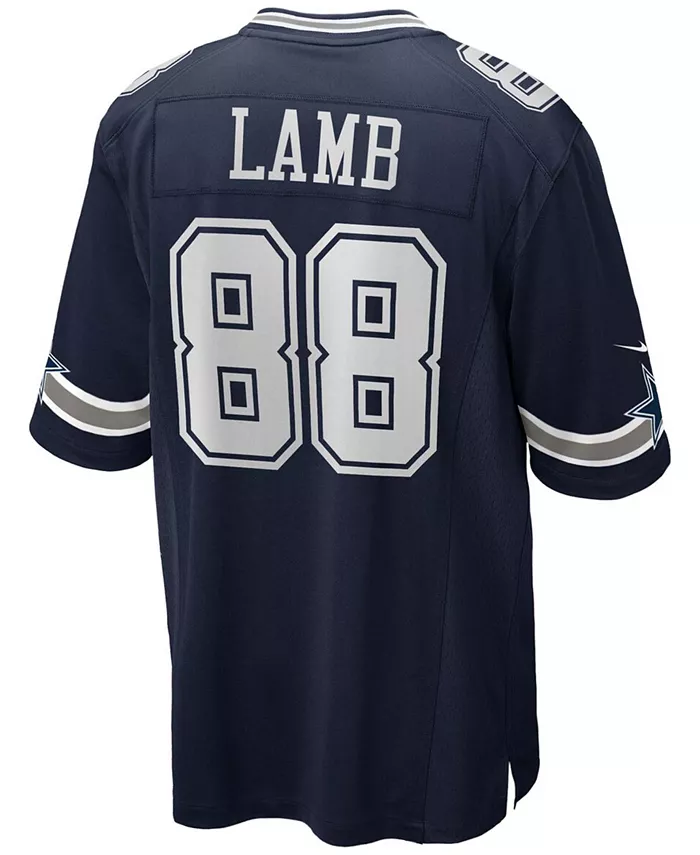 Мужская альтернативная игровая футболка Dallas Cowboys CeeDee Lamb Nike, синий — фото 3