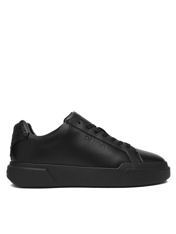 

Кроссовки Chunky Cupsole Laceup Lth Bt Aop HM0HM02070 Calvin Klein, черный