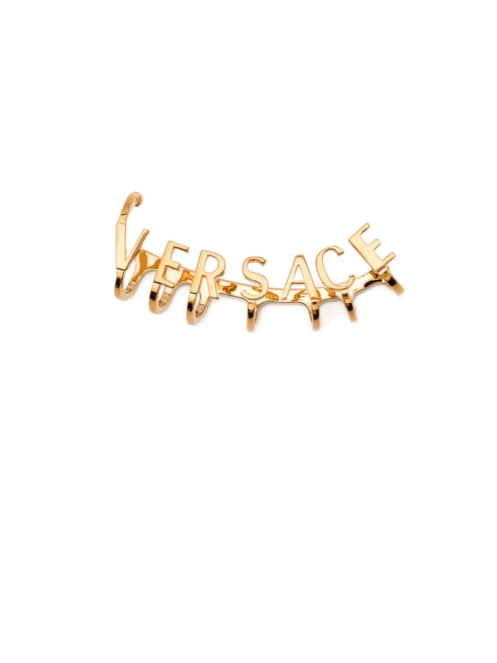 

Серьга-кафф с логотипом VERSACE, золотой