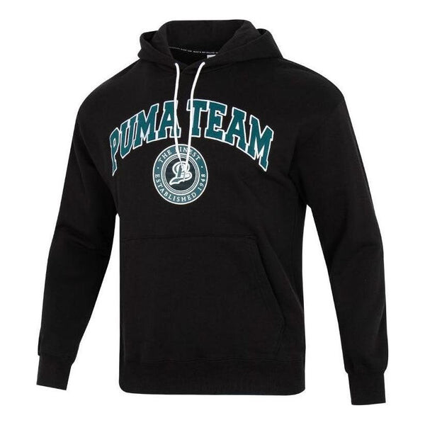

Толстовка team hoodie 'black' Puma, черный