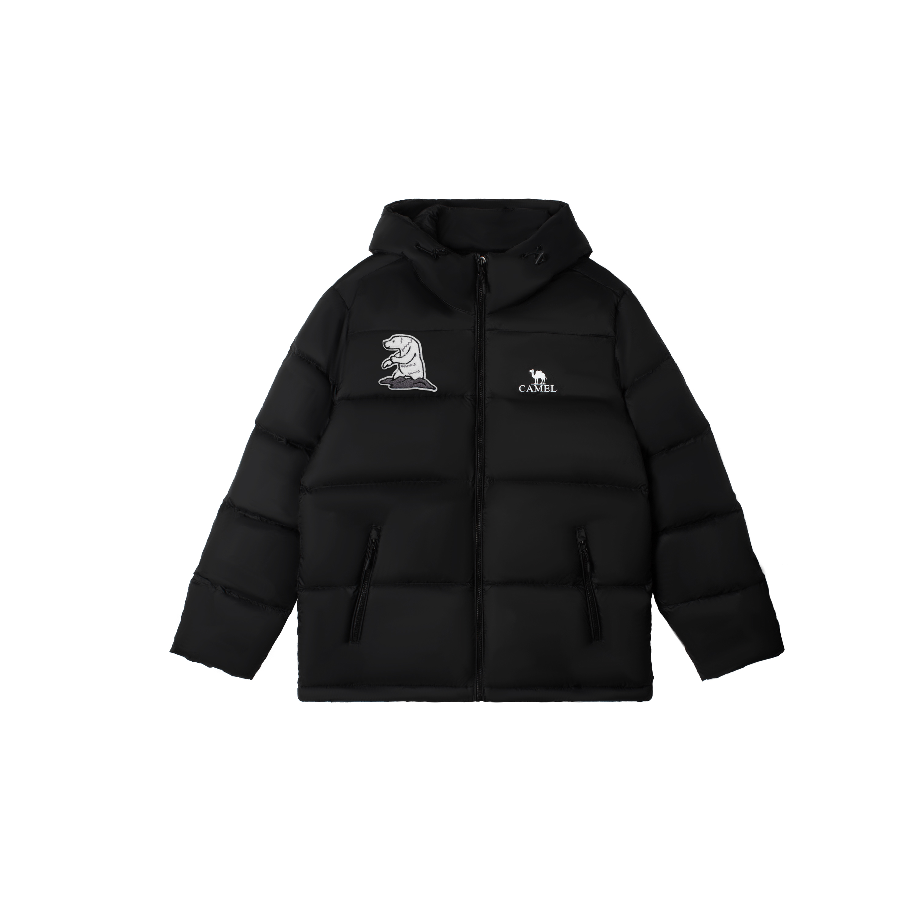 

Теплая куртка из коллекции Fleece Collection Unisex CAMEL, phantom черный