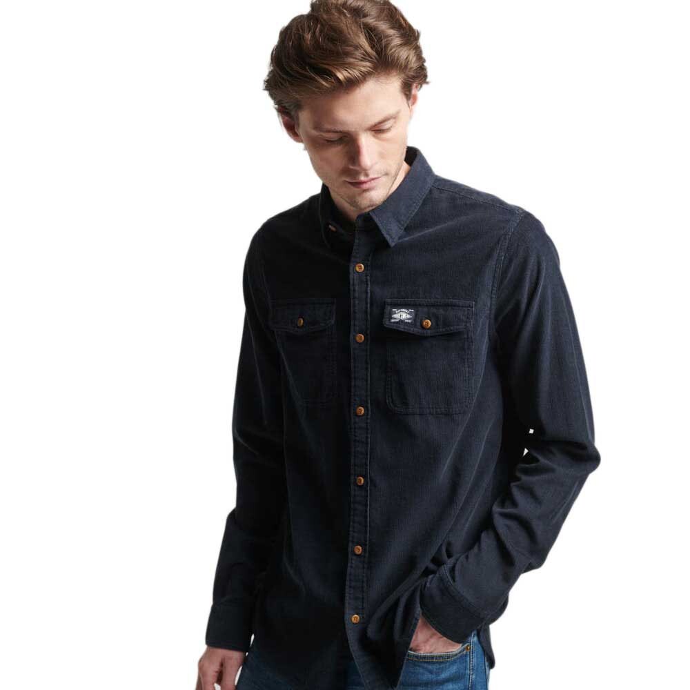 

Рубашка Superdry Trailsman Cord, синий