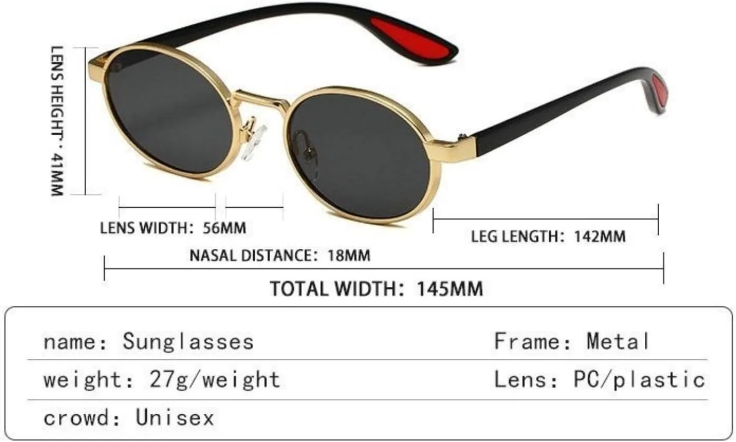 

Модные ретро-солнцезащитные очки овальной формы для женщин и мужчин, дизайнерские круглые солнцезащитные очки в металлической оправе, винтажные черные очки helena, C3