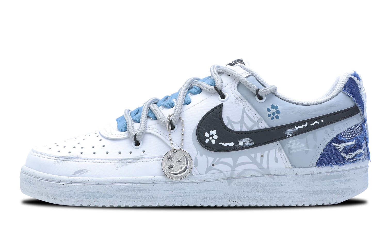 

Мужские кроссовки для скейтбординга Nike Court Vision 1, Light Gray, Синий, Мужские кроссовки для скейтбординга Nike Court Vision 1, Light Gray
