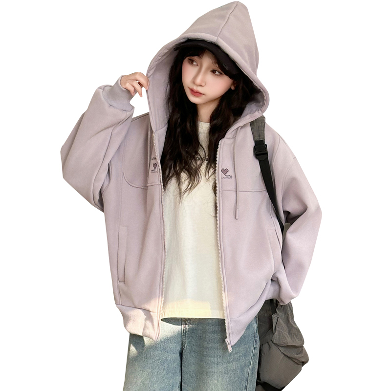 

Бейсбольная куртка для средней школы весна-осень подростки Disney, фиолетовый