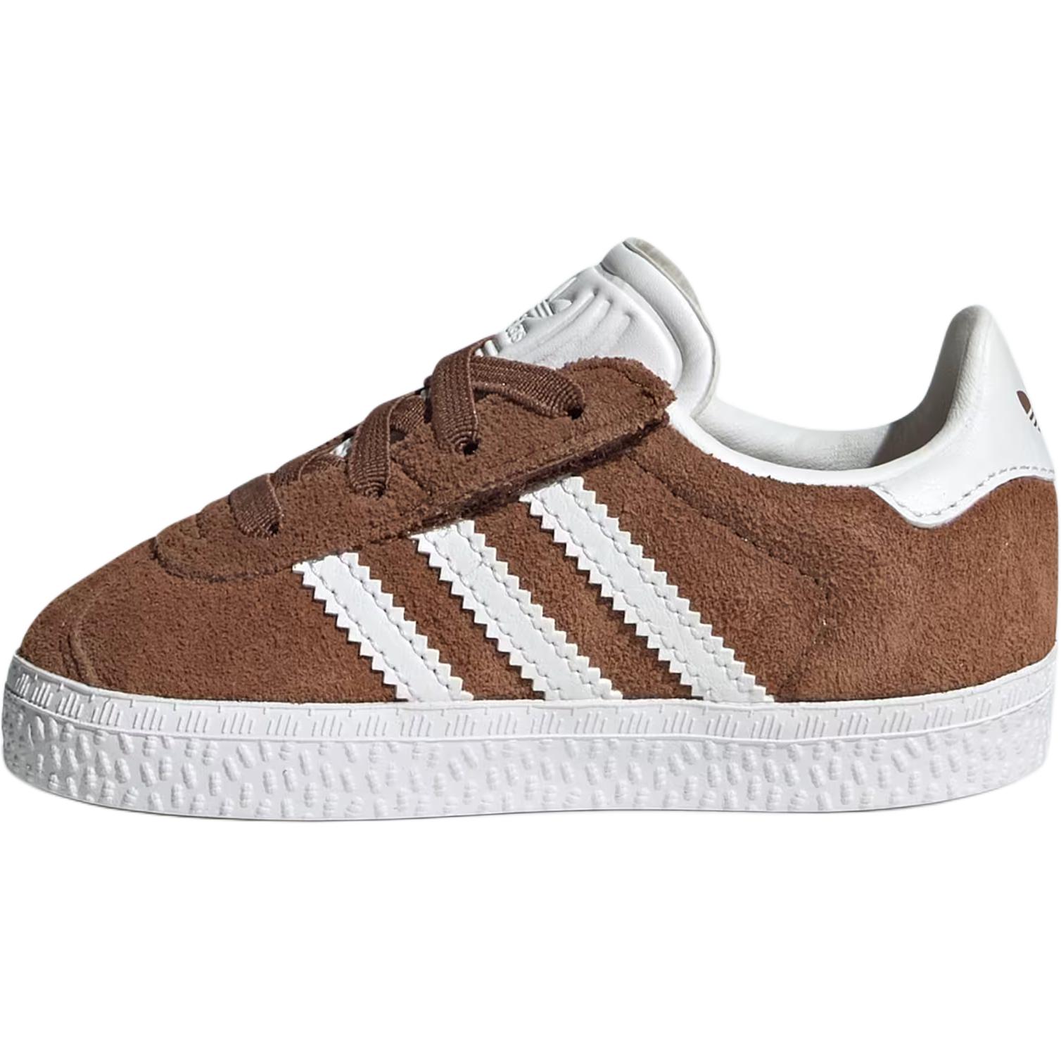 

Adidas Originals GAZELLE Low top Toddler Shoes Brown White Infant And Toddler