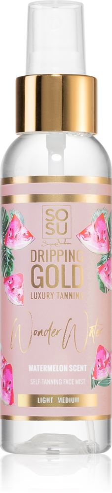 

Спрей-Автозагар для лица Wonder Watermelon Dripping Gold, light - medium 100 мл