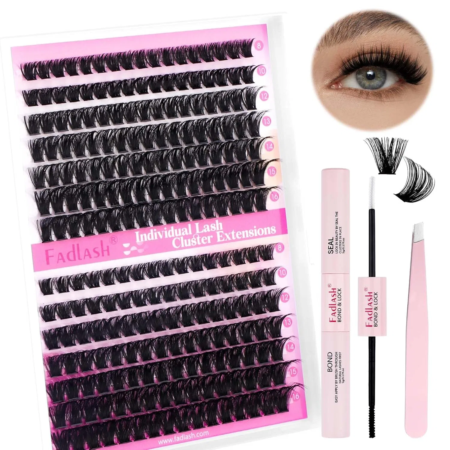 Набор для наращивания ресниц FADLASH DIY Eyelash Extensions Kit Fadlash — фото 2