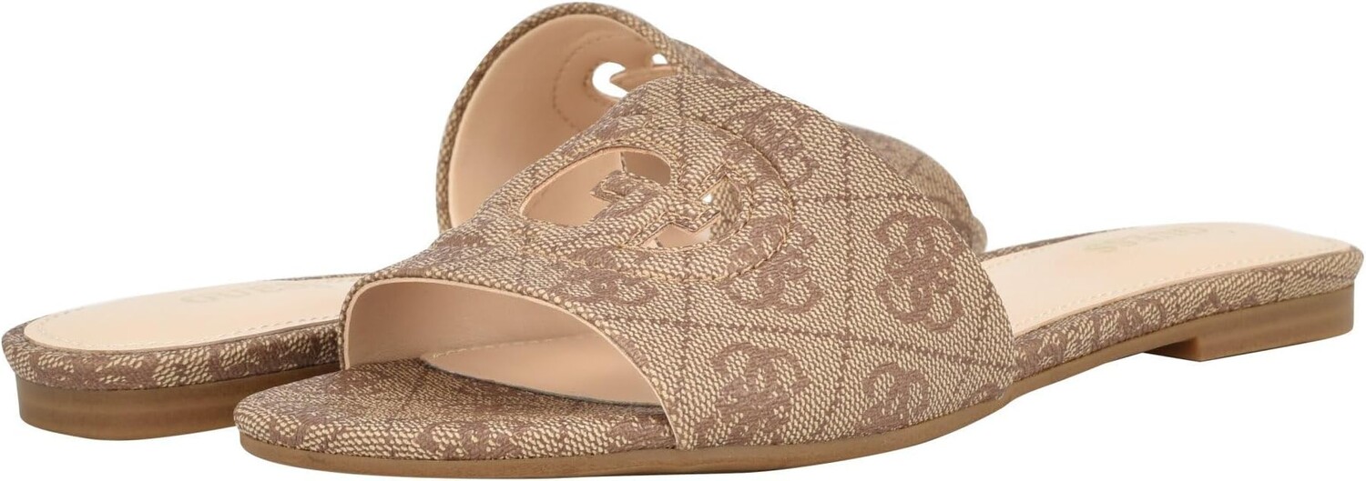 

Сандалии GUESS Tashia, цвет Medium Brown Logo