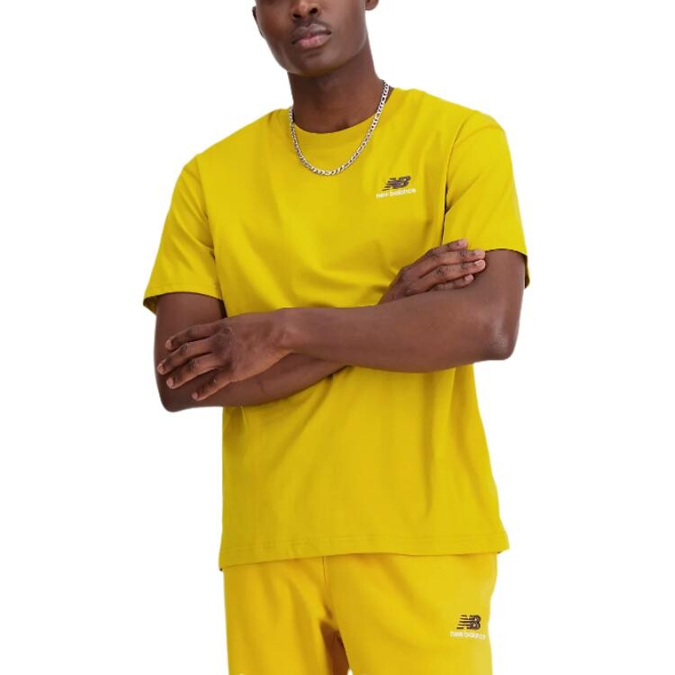 

Футболка Uni-ssentials Cotton, унисекс, желтая New Balance, желтый