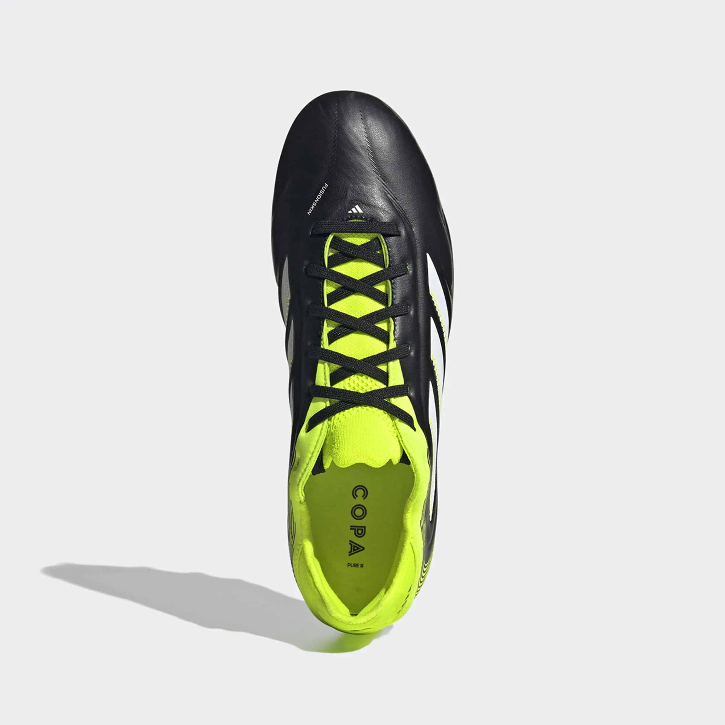 Бутсы для футбола взрослые Copa Pure III Pro FG Adidas, черный — фото 4