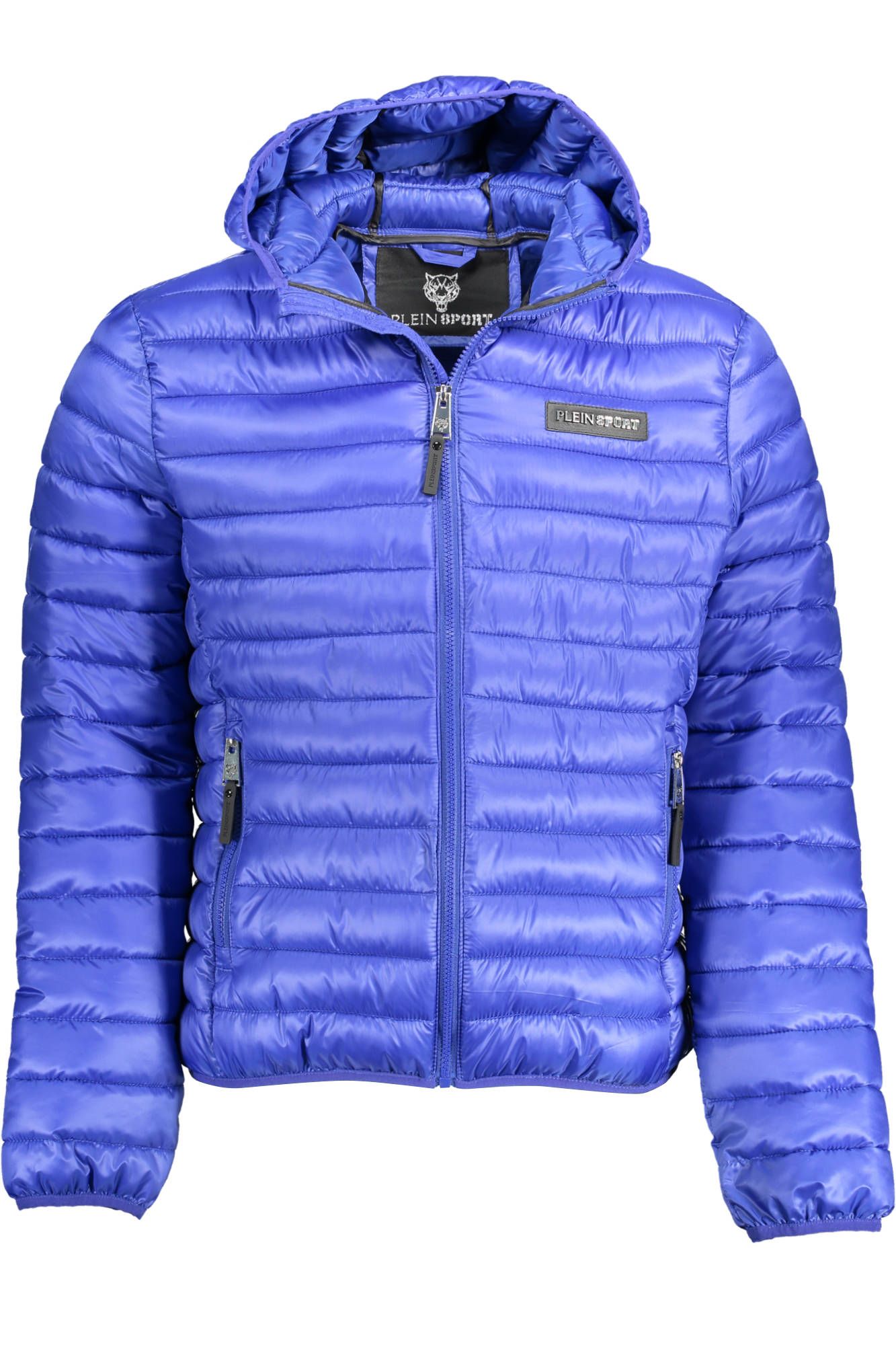 

Синяя мужская куртка из полиэстера Plein Sport