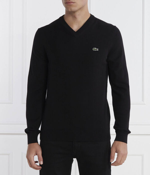 

Свитер Regular fit Lacoste, черный