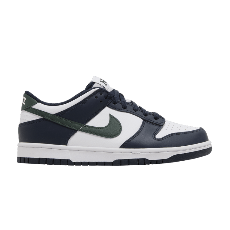 

Кроссовки Nike Dunk Low GS 'Obsidian Vintage Green', синий