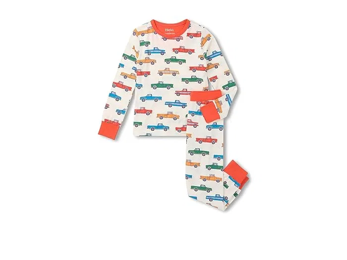 Пижама Bamboo Trucks Hatley Kids, Candy Pink