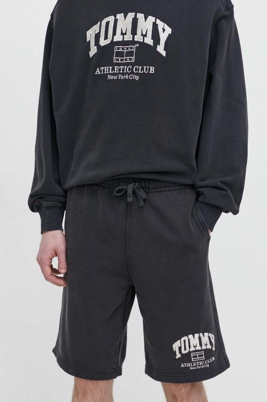 

Хлопковые шорты Tommy Jeans, серый