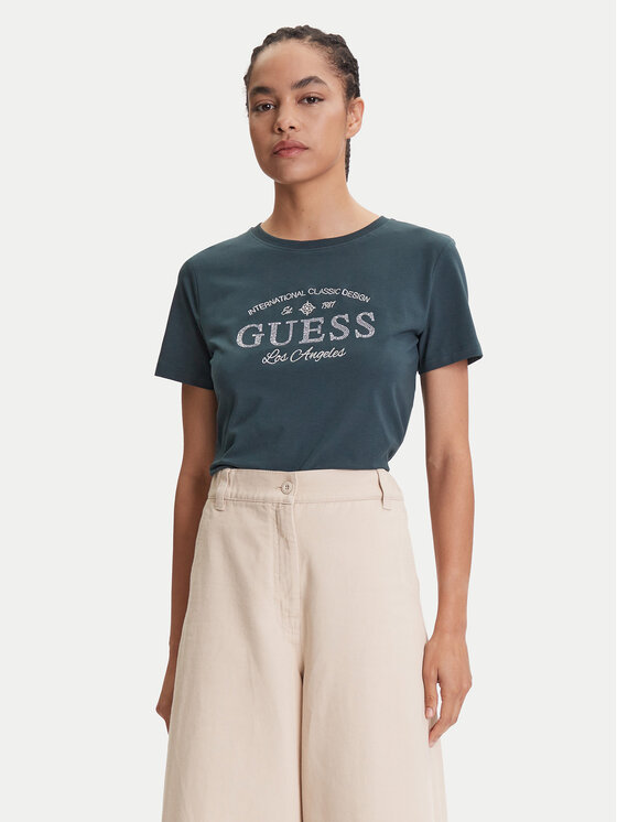 

Футболка regular fit V5YI13 J1314 Guess, зелёный