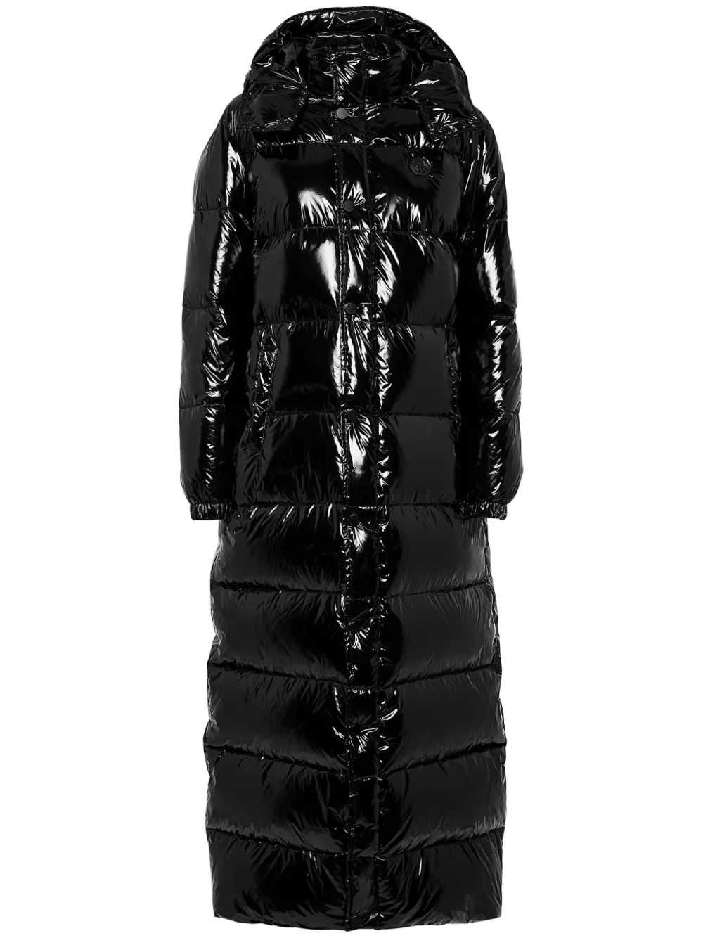 

Глянцевый пуховик Philipp Plein, черный