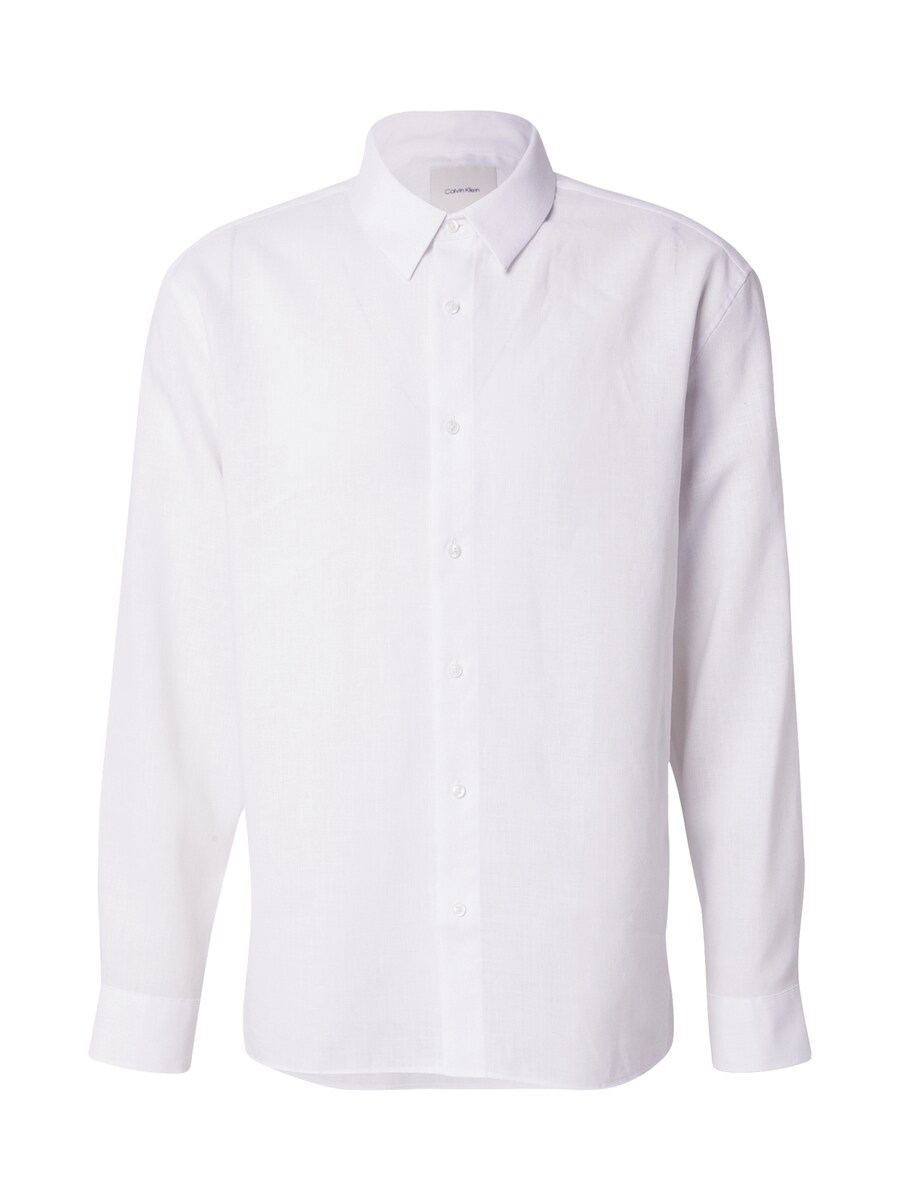 

Рубашка на пуговицах классического кроя Calvin Klein, White