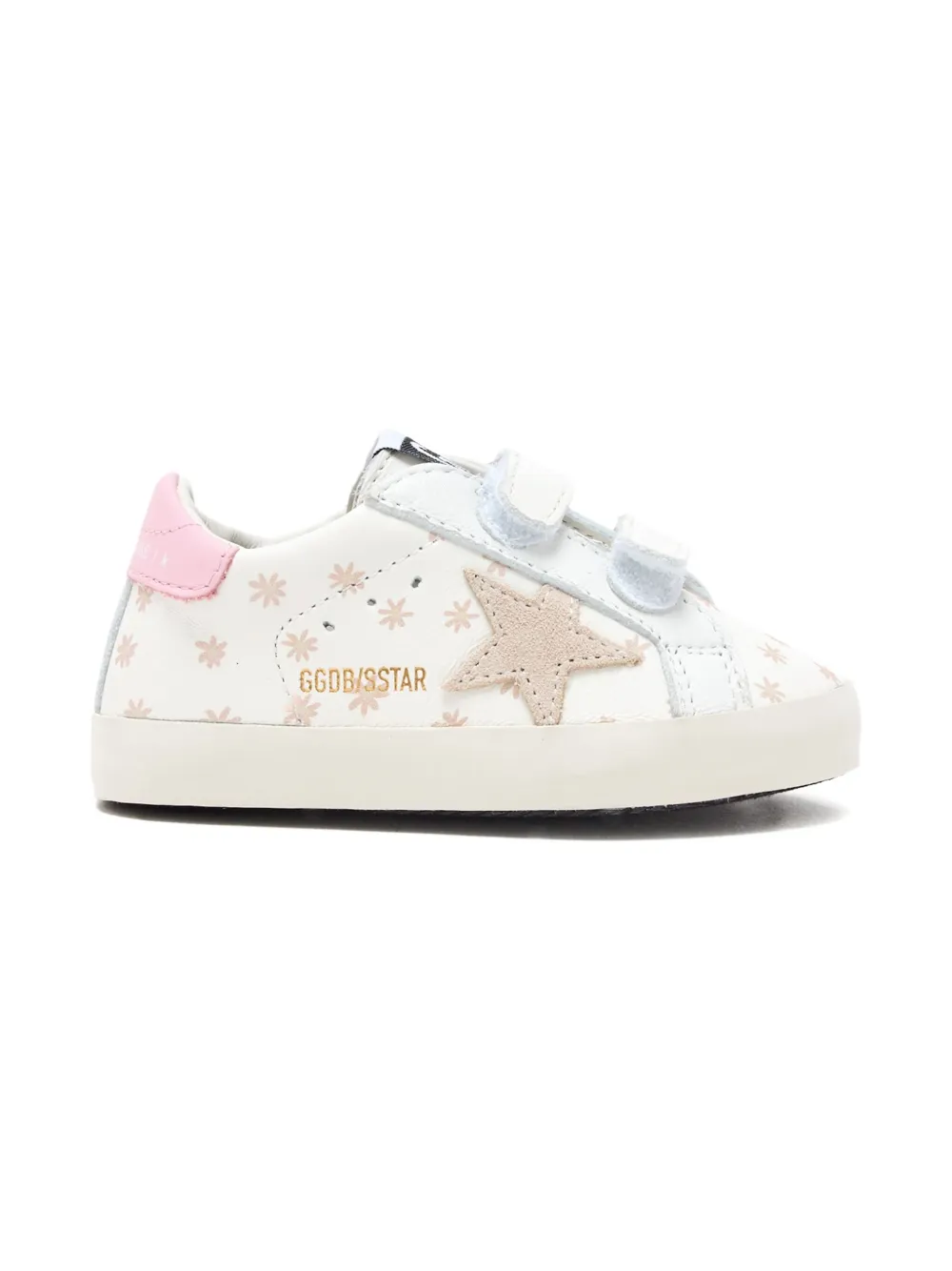 

Кеды Super Star с цветочным принтом Golden Goose Kids, белый