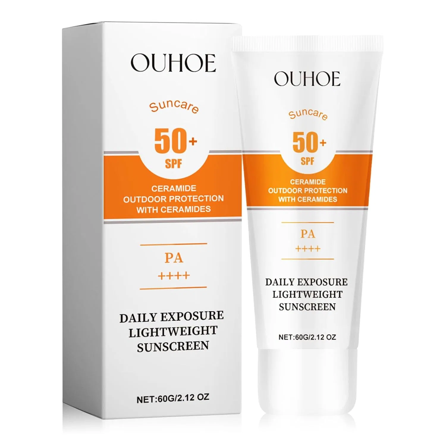 Солнцезащитный крем SPF 50 с церамидами 60 г Henjunu