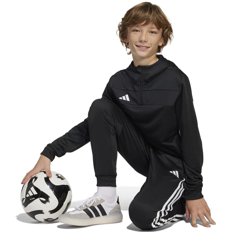 Толстовка с капюшоном Tiro 25 Essentials Kids Sweat Adidas, черный — фото 4