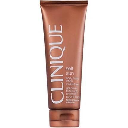 

Clinique Self Солнцезащитный тонирующий лосьон для тела для женщин средней/глубокой глубины, 4,2 жидких унции
