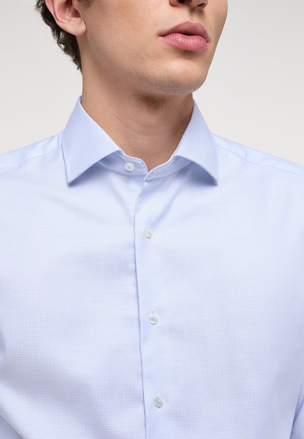 

Рубашка STRUKTUR-HEMD SLIM FIT Eterna, светло-голубой