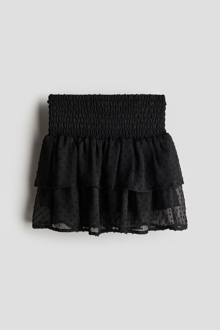 

Многоярусная юбка H&M, черный