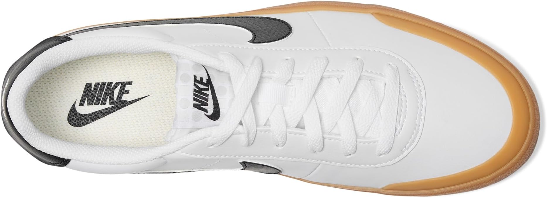Кроссовки Nike Court Shot, цвет White/Black/Gum Light Brown — фото 2